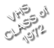 VHS CLASS of 1972